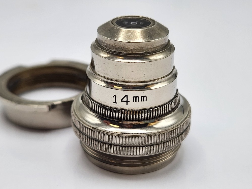 Vintage E Leitz Wetzlar Leica 14mm Microscope Objective