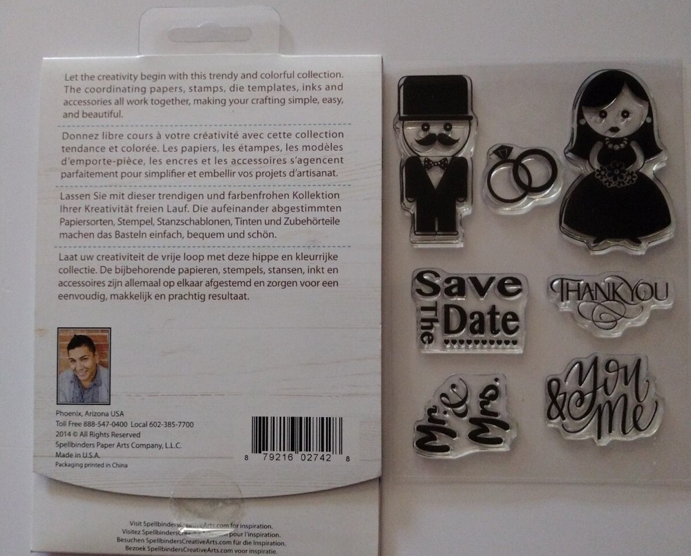 Spellbinders Celebra'tions SAVE THE DATE - Stamps Template