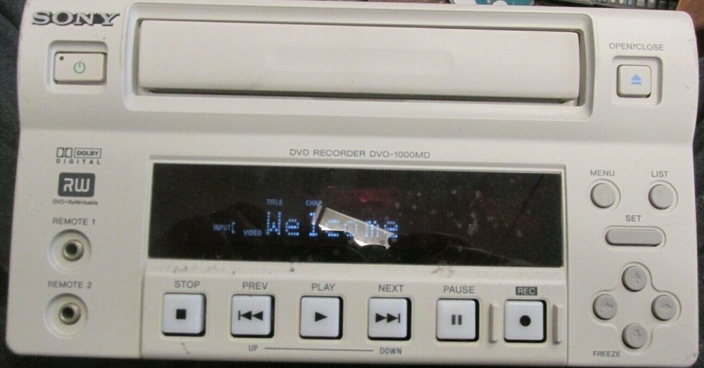 Sony DVD Recorder DV0-1000MD