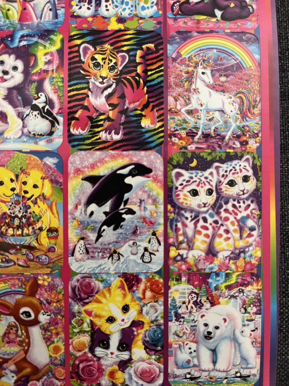 Lisa Frank Sticker Book 5 Sticker Sheets 600 Stickers Lisa Frank Stickers