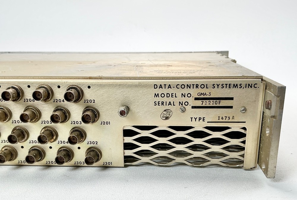 Data Control Systems DCS GMA-3 Telemetry Discriminator Chassis w/ 7 Modules GFD5