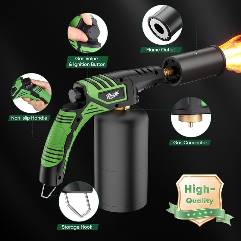 Cooking Propane Torch Adjustable Flame Lightweight Kitchen Grill Campfire Tool