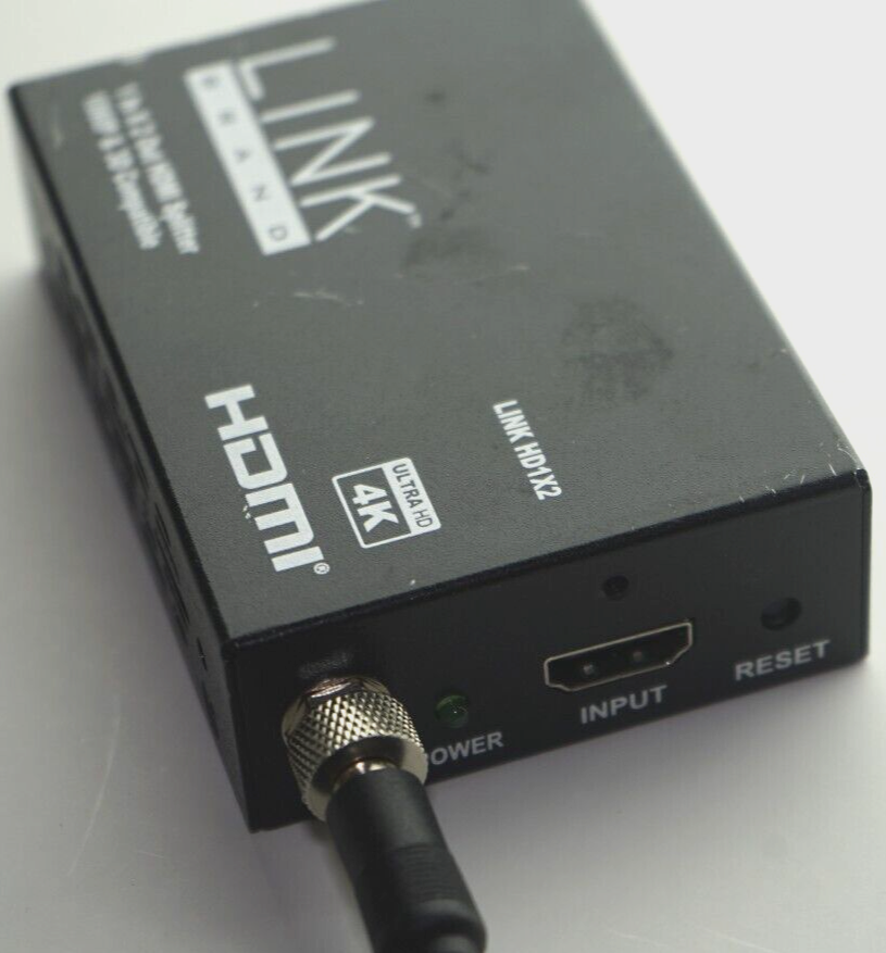 LINK HD1X2 HDMI SPLITTER 1080P & 3D COMPATIBLE