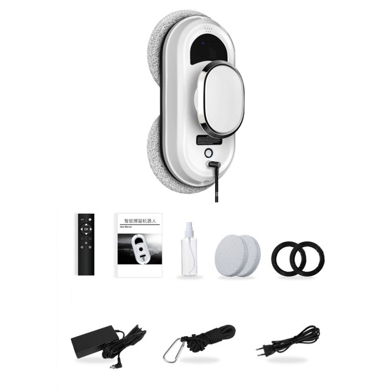 Smart Electric Window Cleaner Robot Automatic Glass Cleaning Tool Remote Control