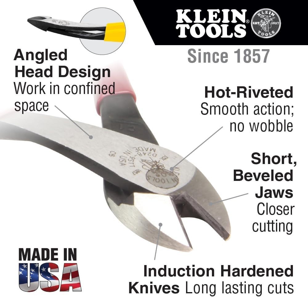 Hand Tool Kit includes 2 Screwdrivers, 3 Pliers, Wire Stripper and Cutter