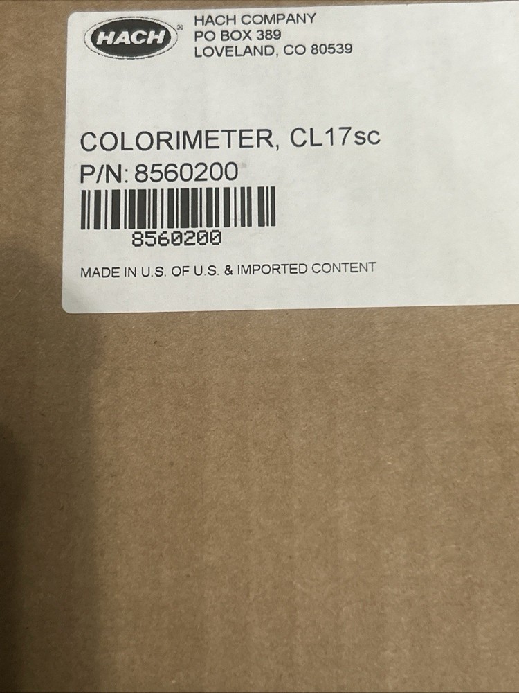 Hach CL17sc Colorimeter