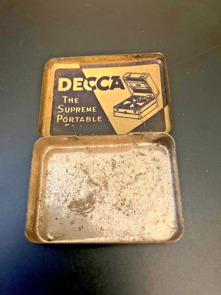 Decca England 200 Steel Needle Tin