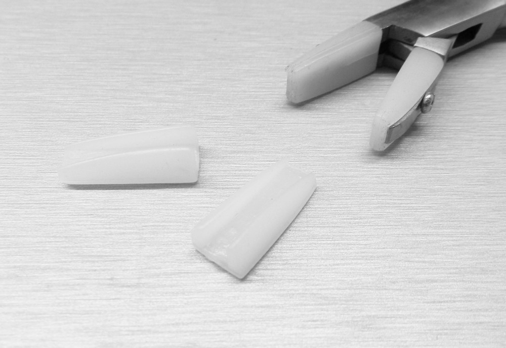 Nylon Tips Flat Replacement Jaws For Flat Nose Pliers Plastic Jaw Set Inserts