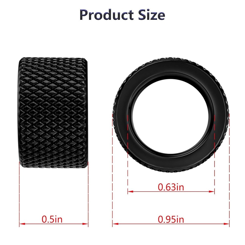 2 Pack Thread Protector 5/8X24 Steel Thread Adapters (Black)