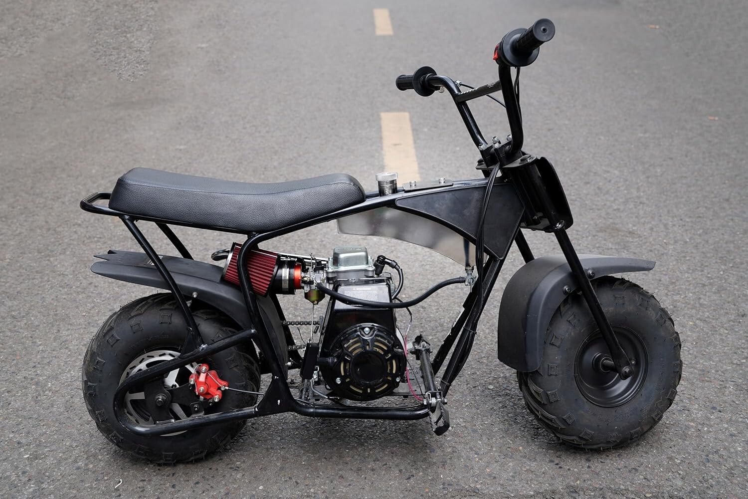 Stainless Steel Mini Bike Gas Fuel Tank for Montser Megamoto MMB80 Motovox MBX10