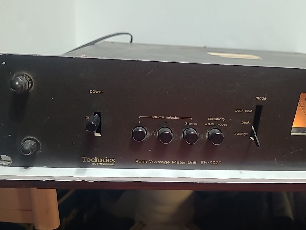 Technics SH-9020M Peak Average Meter Unit 3 Input Selector