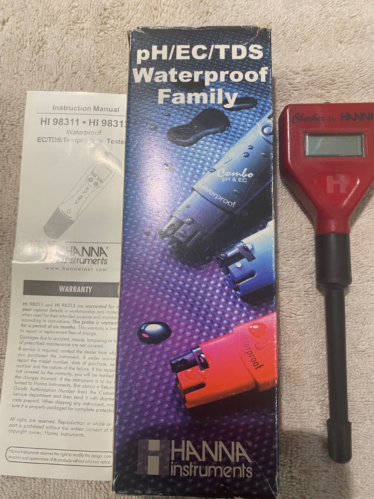 Hanna Instruments HI98103 Checker pH Tester -used