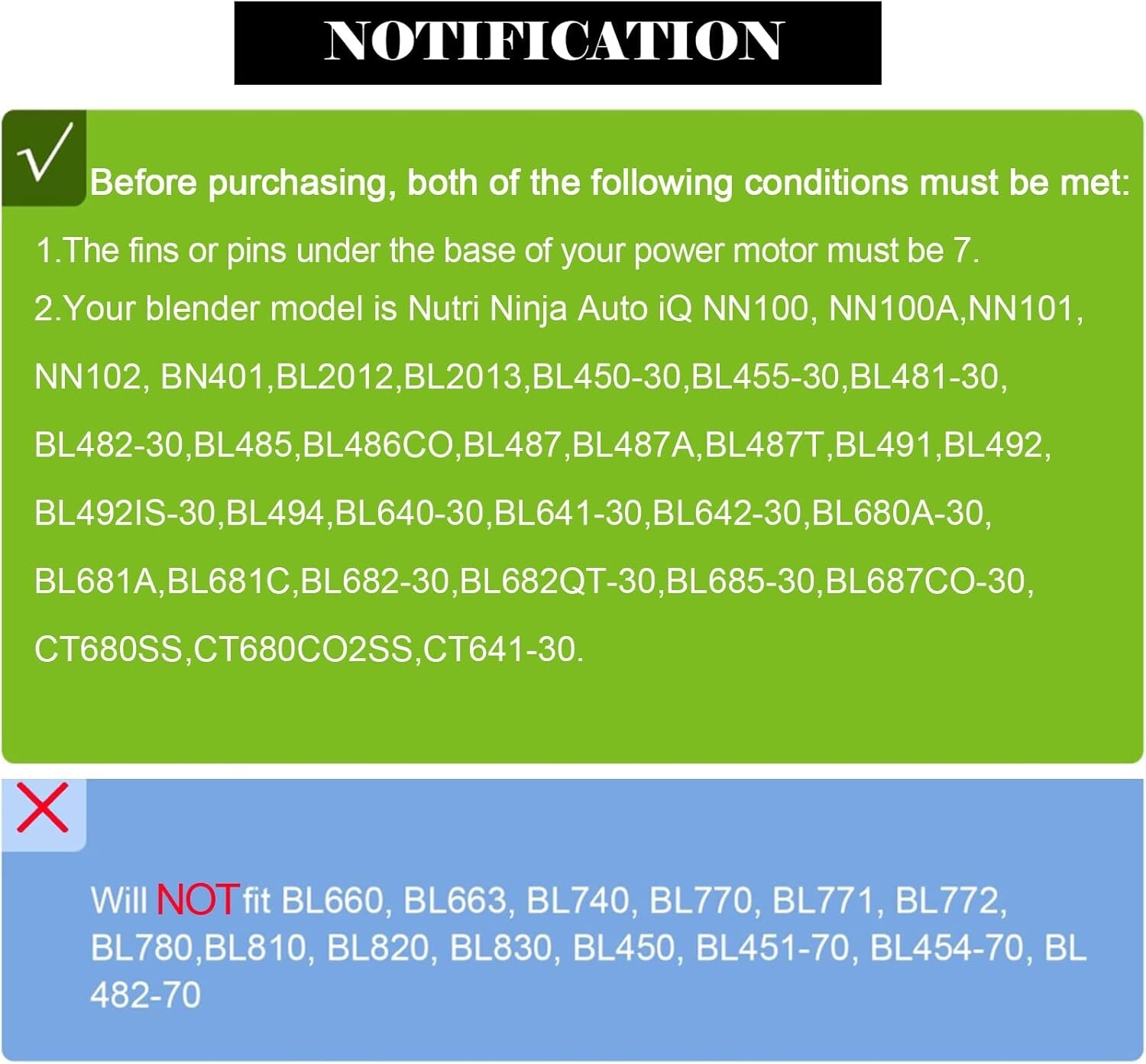 Ninja Blender Replacement Parts – Premium Grade 7 Fins Ninja Blender Blade