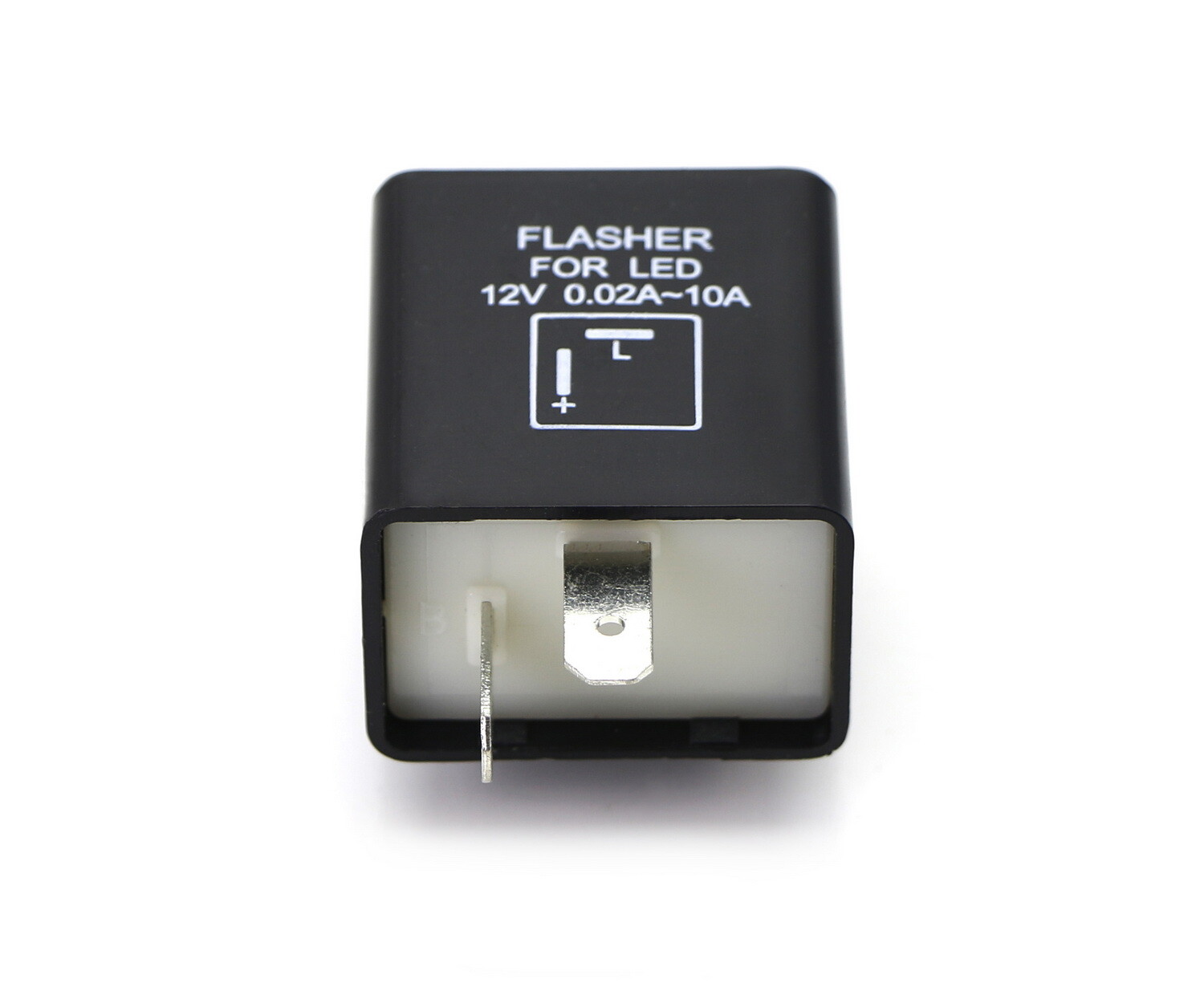 2-Pin Electronic LED Flasher Relay Fix For Turn Signal Light Fast Hyper Flash