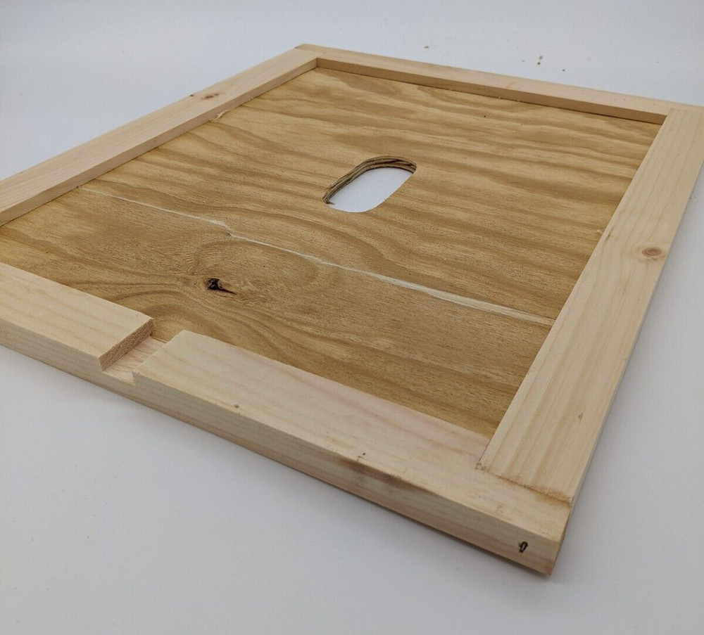 Solid Inner Cover 10 Frame Pine Langstroth Bee Hive -FREE SHIPPING