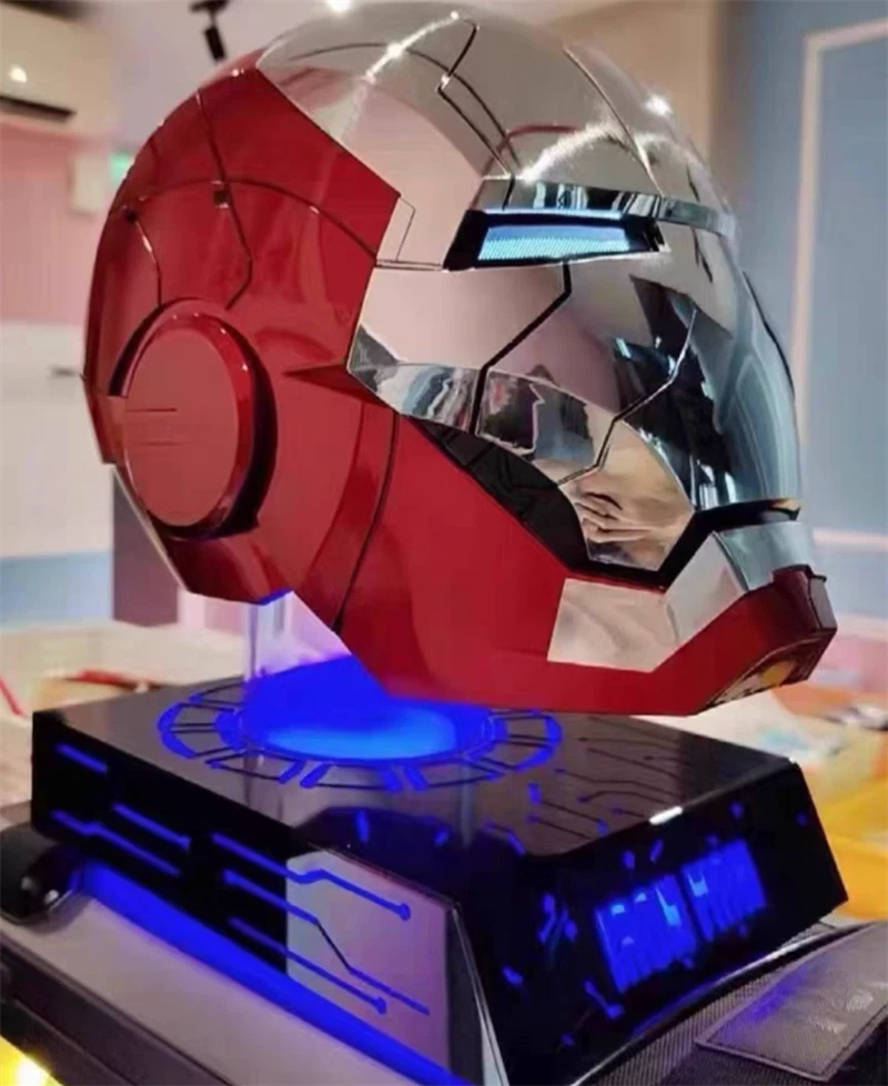 US! 1:1 Autoking Iron Man MK5 Helmet Mask Wearable Voice-control Transform Mask