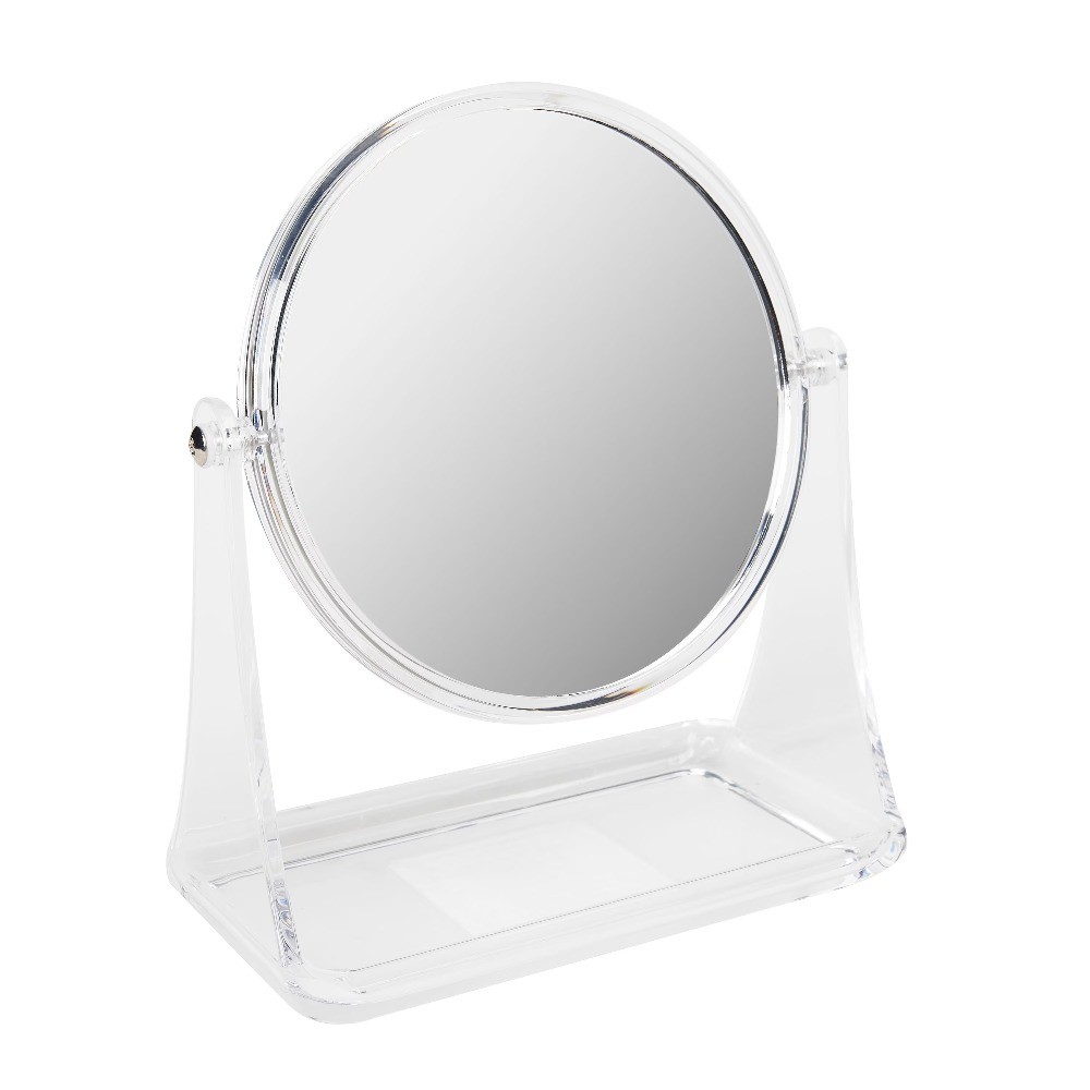 Double-Sided Vanity Mirror, Clear