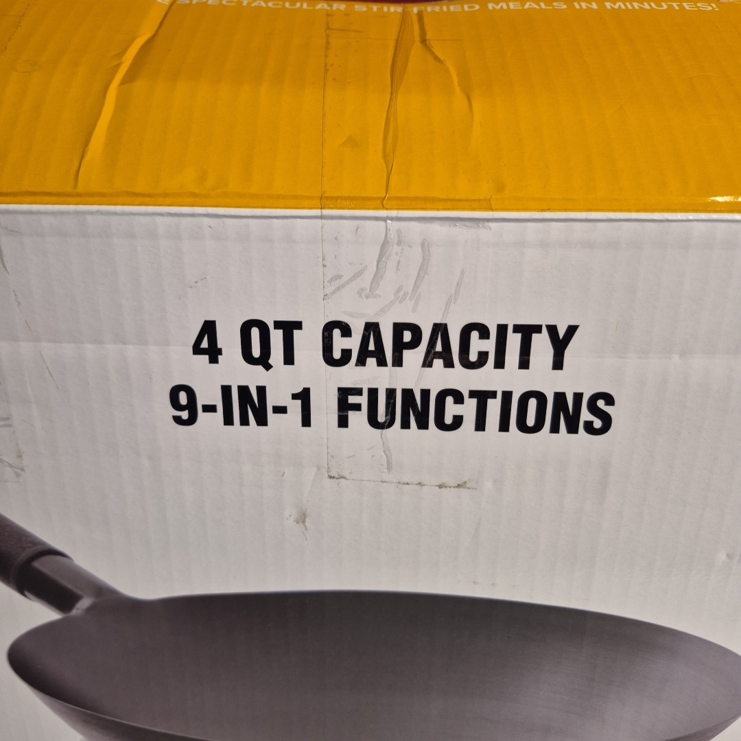 Nuwave Hot Wok Induction Cooktop with 14" Carbon Steel Wok