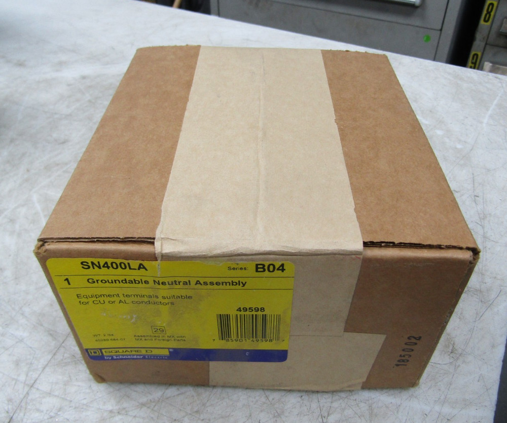💥NEW SEALED SQUARE D GROUNDABLE NEUTRAL ASSEMBLY SN400LA