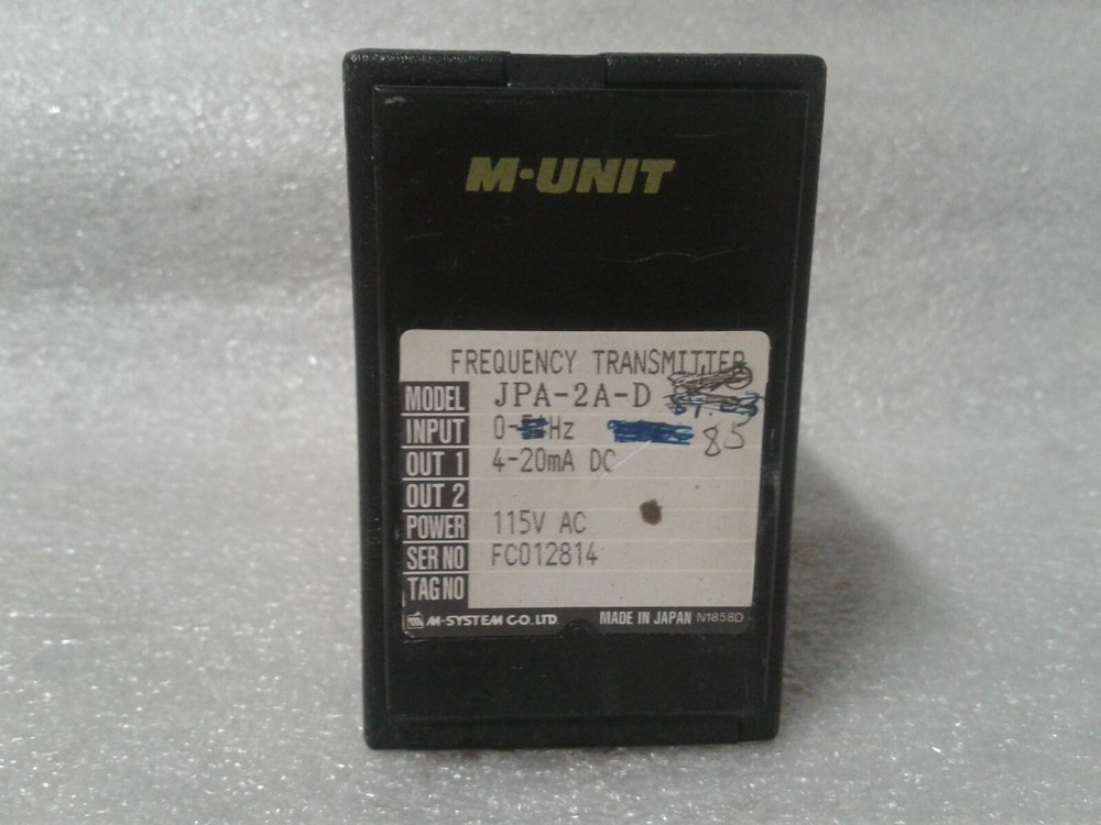 M-Unit JPA-2A-D Frequency Transmitter