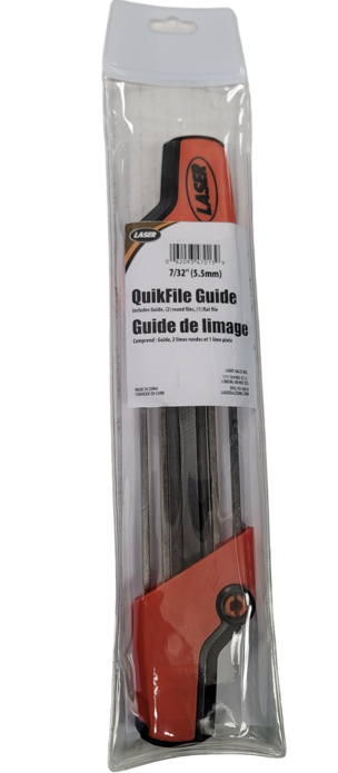 Laser 7/32 Chainsaw Quick File Guide Sharpener For Standard 3/8