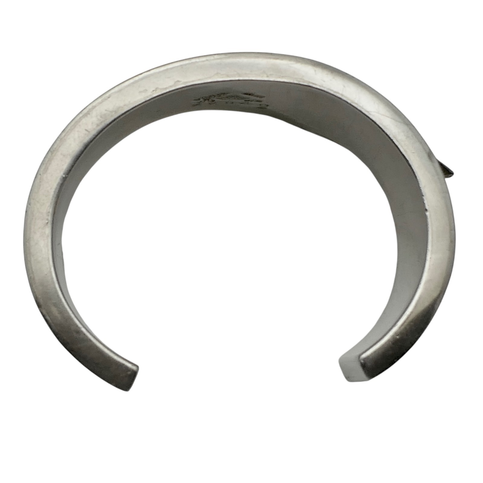 Antonio Pineda Sterling Silver & Pearl Taxco Mexican Cuff Bracelet 111Gr