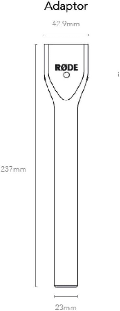 Interview GO Handheld Adaptor for Wireless Microphones (Black)