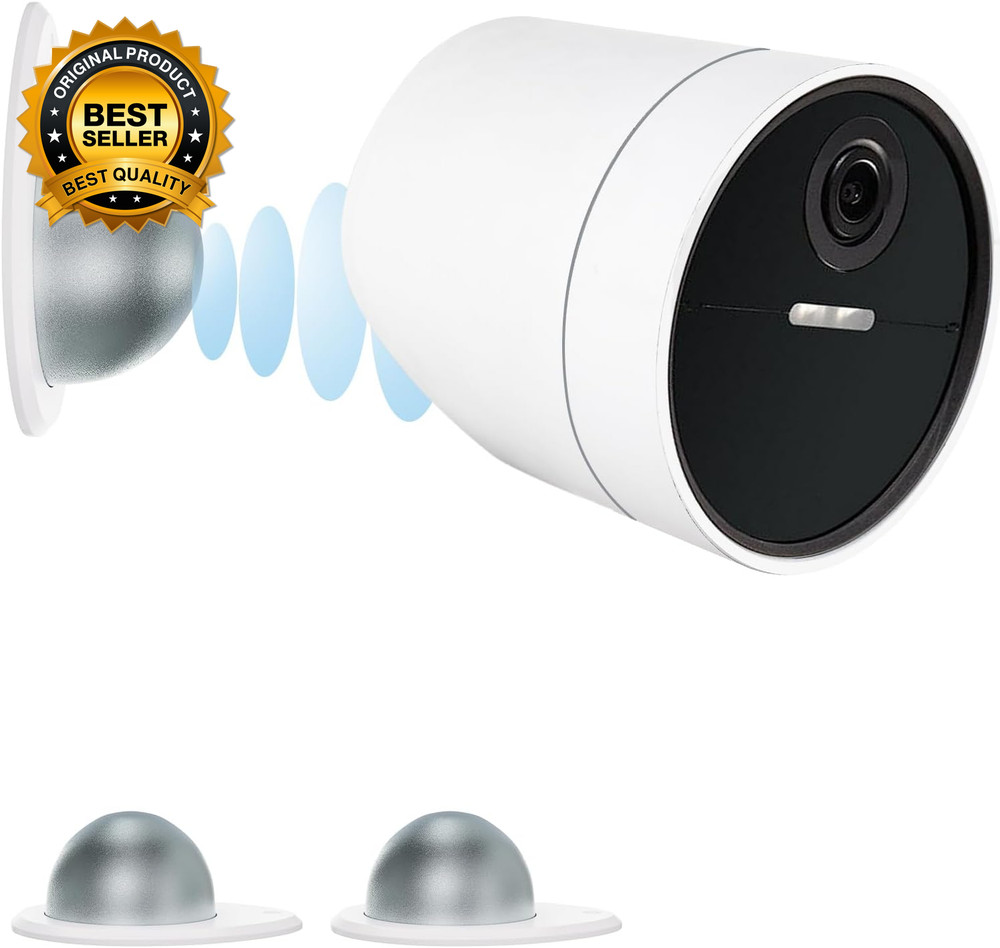 2 Pack Metal Wall Mount Compatible with Simplisafe Wireless Outdoor Security Cam