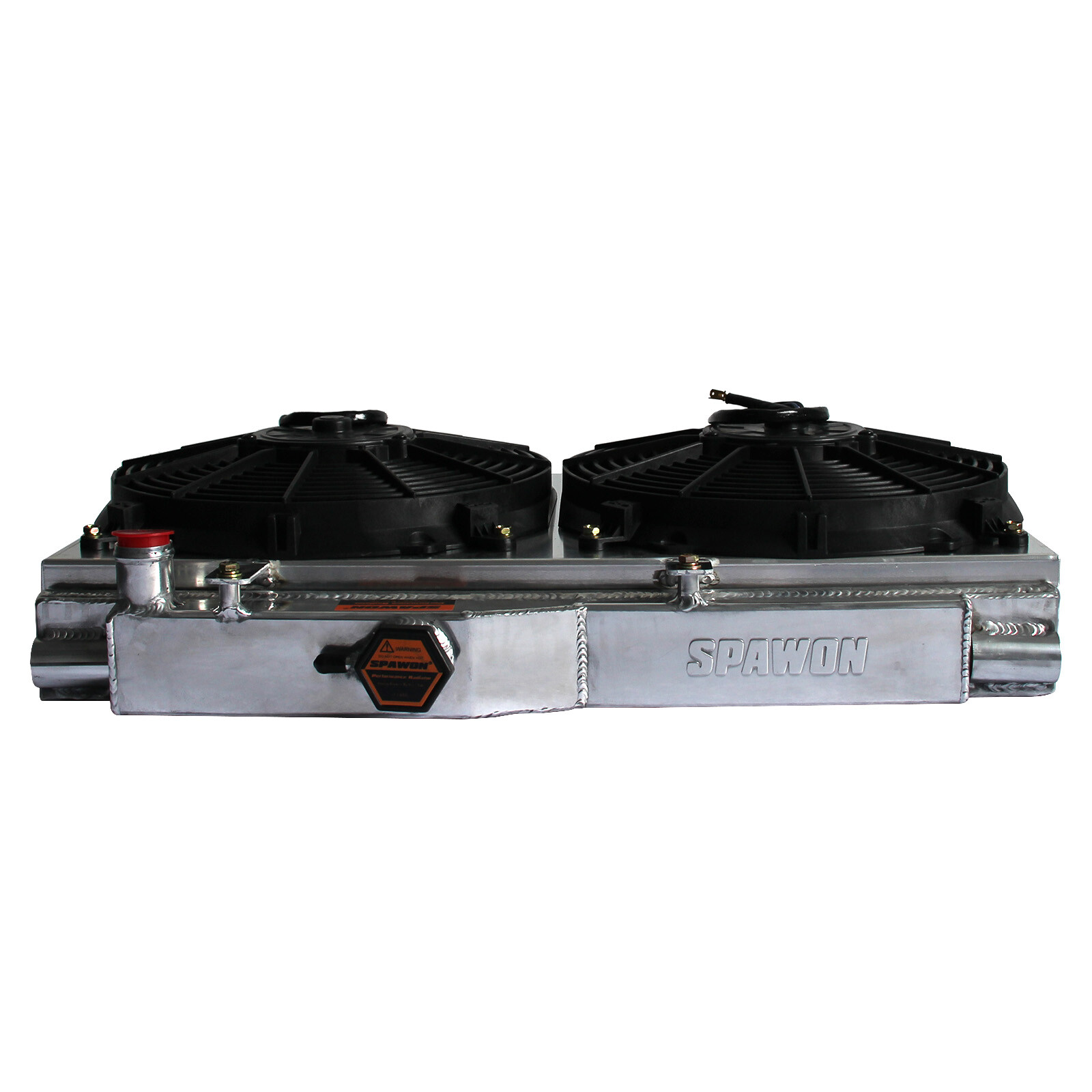 SPAWON Radiator With Fan Shroud For 1984-1987 Toyota Corolla DLX AE86 1.6L L4 MT