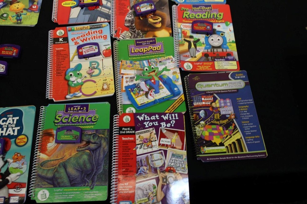 Mixed Leap frog games and booklets