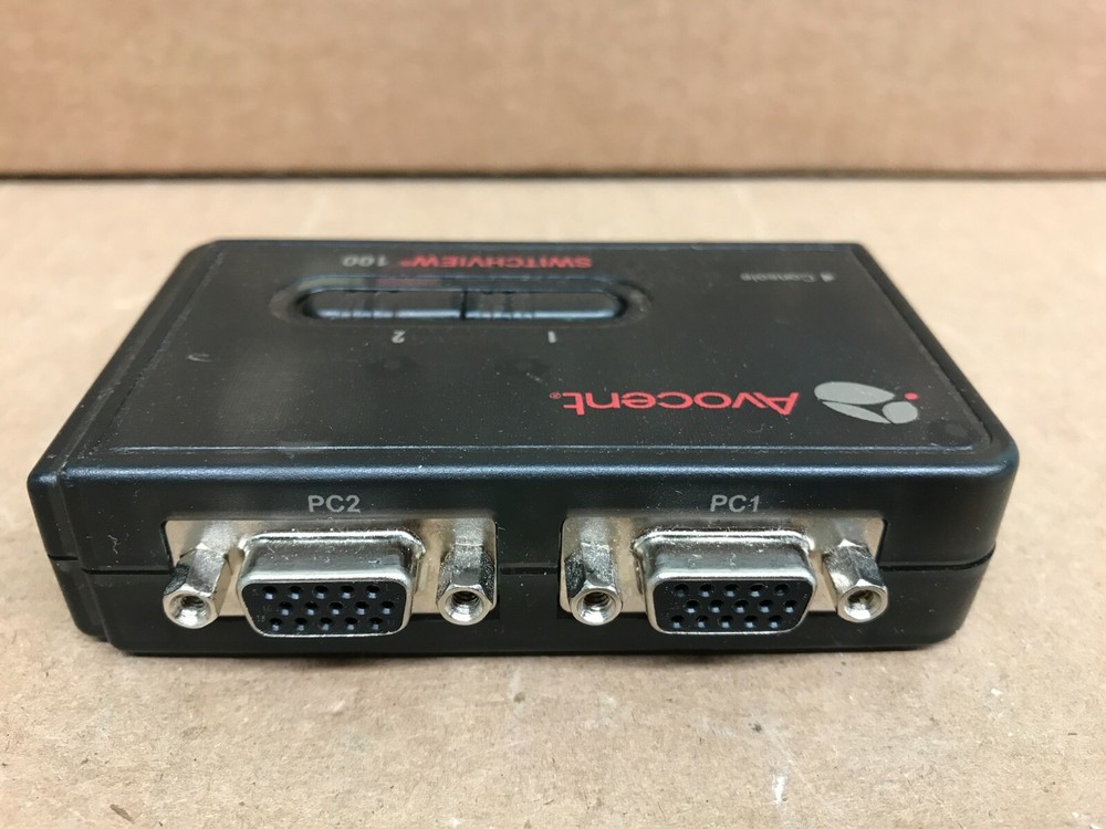 Avocent Switchview 100 2 Port USB KVM Switch model 2SV120BND1