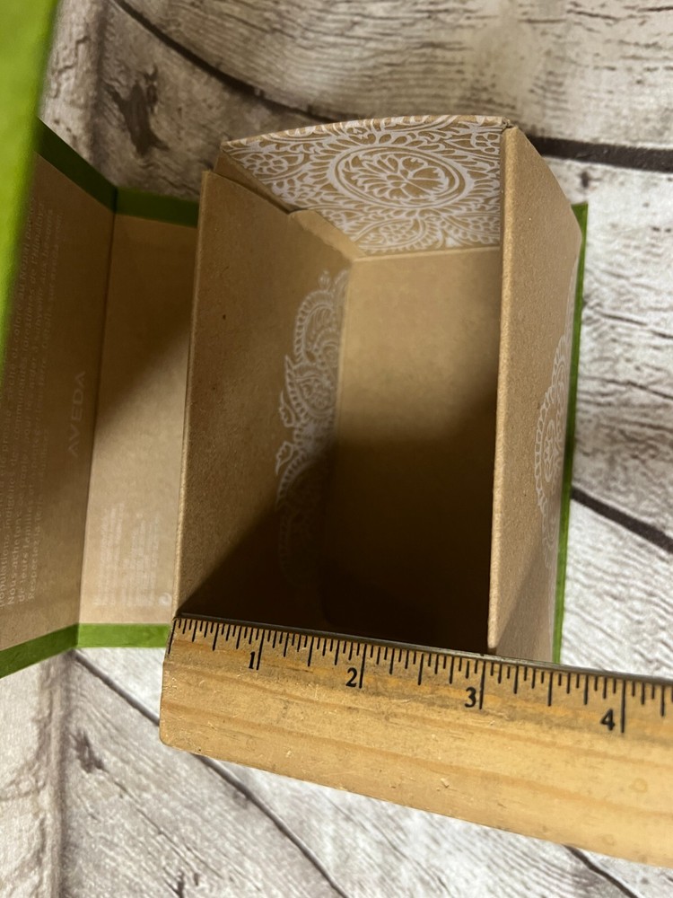 AVEDA FOLDABLE CARTON Gift EMPTY Box with ribbon #Small - NEW