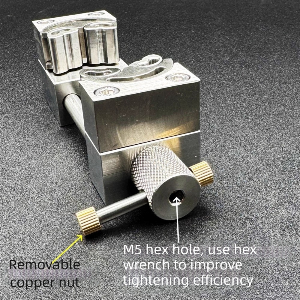 High Precision Stainless Steel Mini Vise – Watchmaker Grade for Engine Models