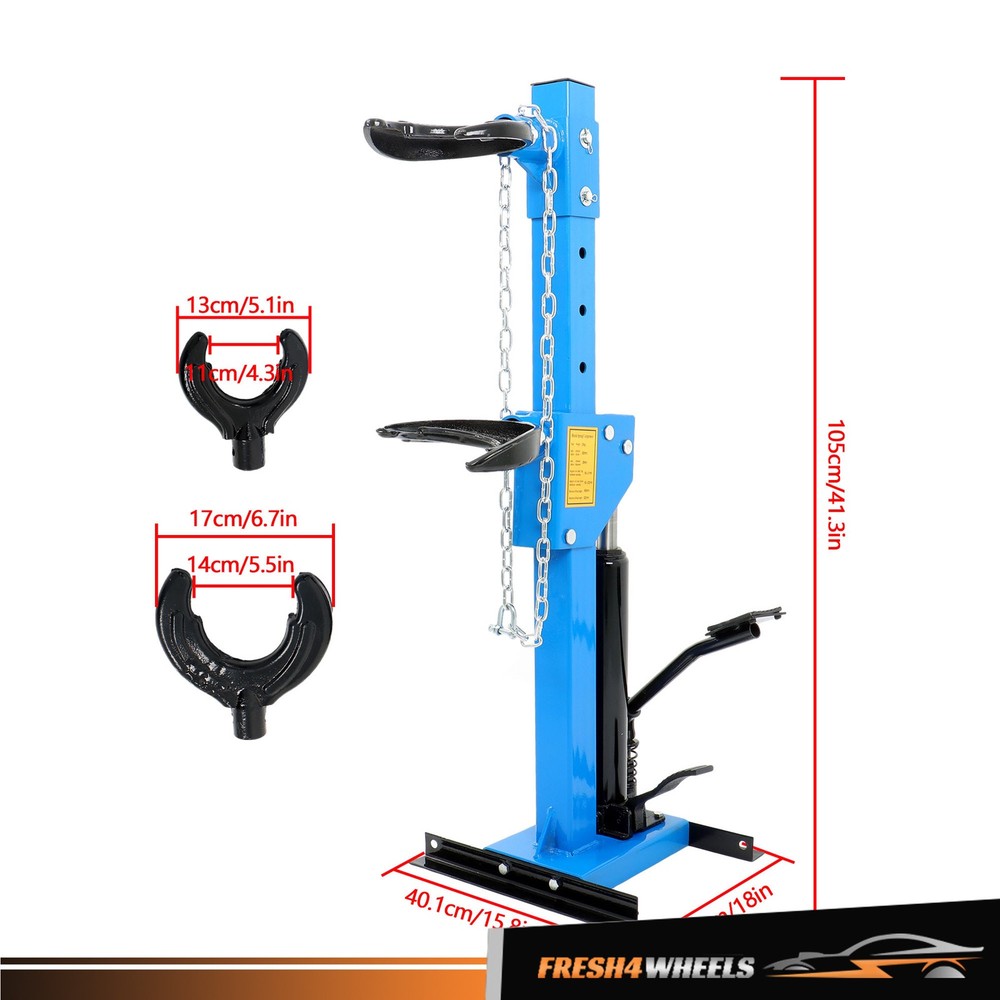 4.5Ton Coil Spring Compressor Auto Strut Hydraulic Compressor Removing Tool Blue