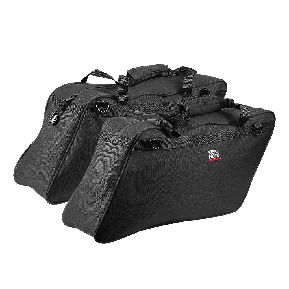 2PCS Motorcycle Saddlebag Liners Inserts Side Case Bag for Electra /Street Glide