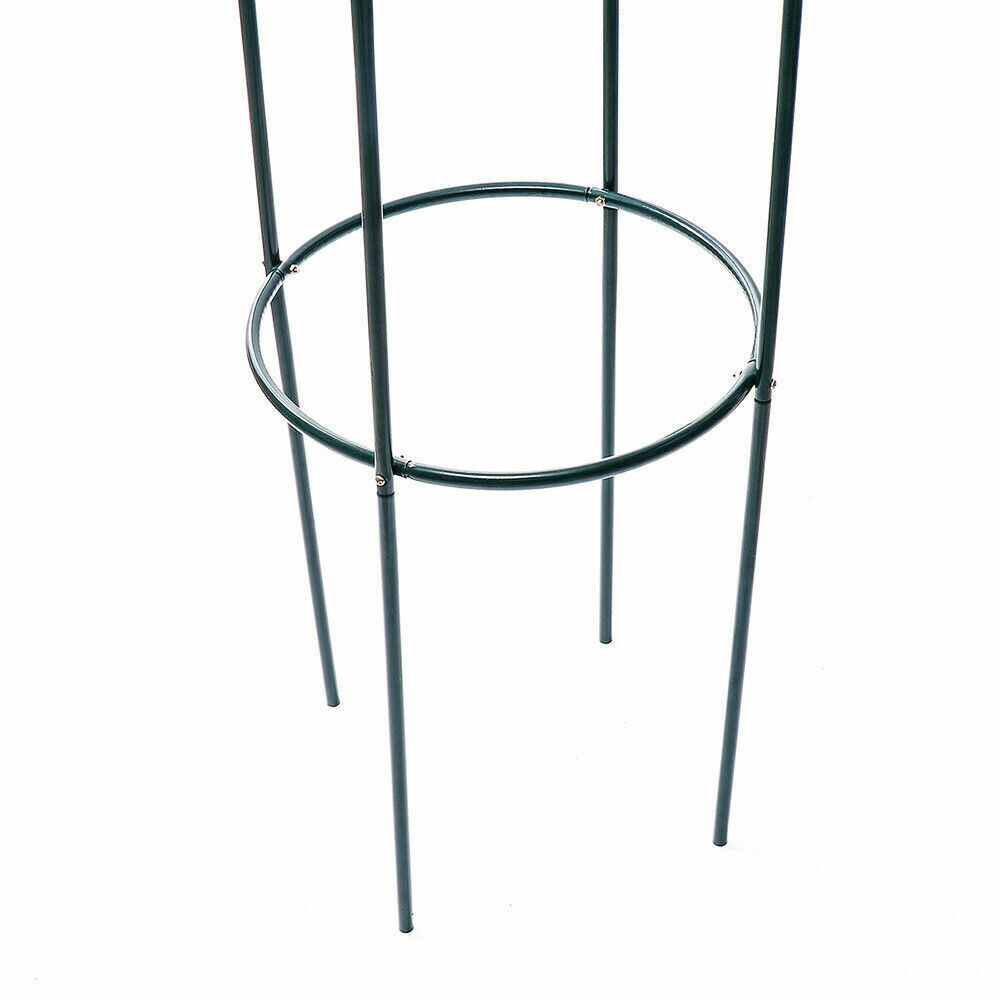 1 2 Pack Metal Garden Obelisk Trellis for Climbing Plants Outdoor 6.3 FT Round