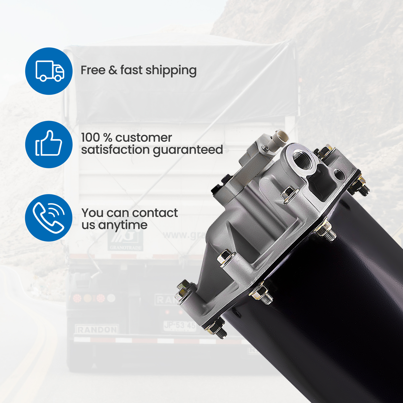 Air Dryer Assembly -12 Volt- Style for Bendix 065225 109685 for BW for benz 1.8L