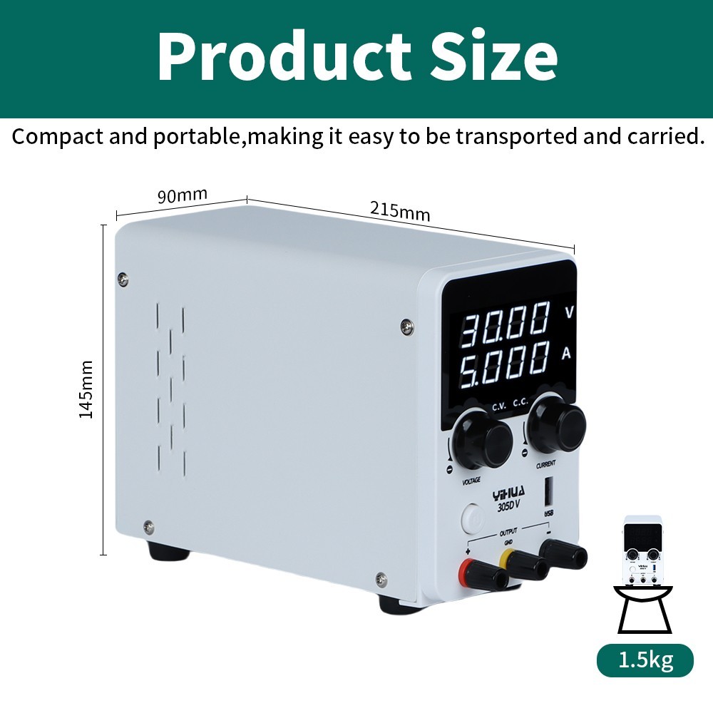 DC power supply Bench Variable Programmable power Source 30V 5A adjustable