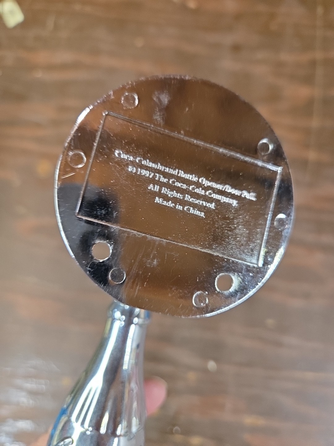 Coca Cola collectable door handle Bottle Opener