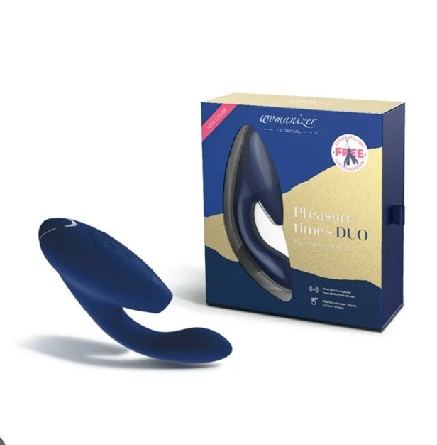 Womanizer Duo Rechargeable Waterproof- Blueberry