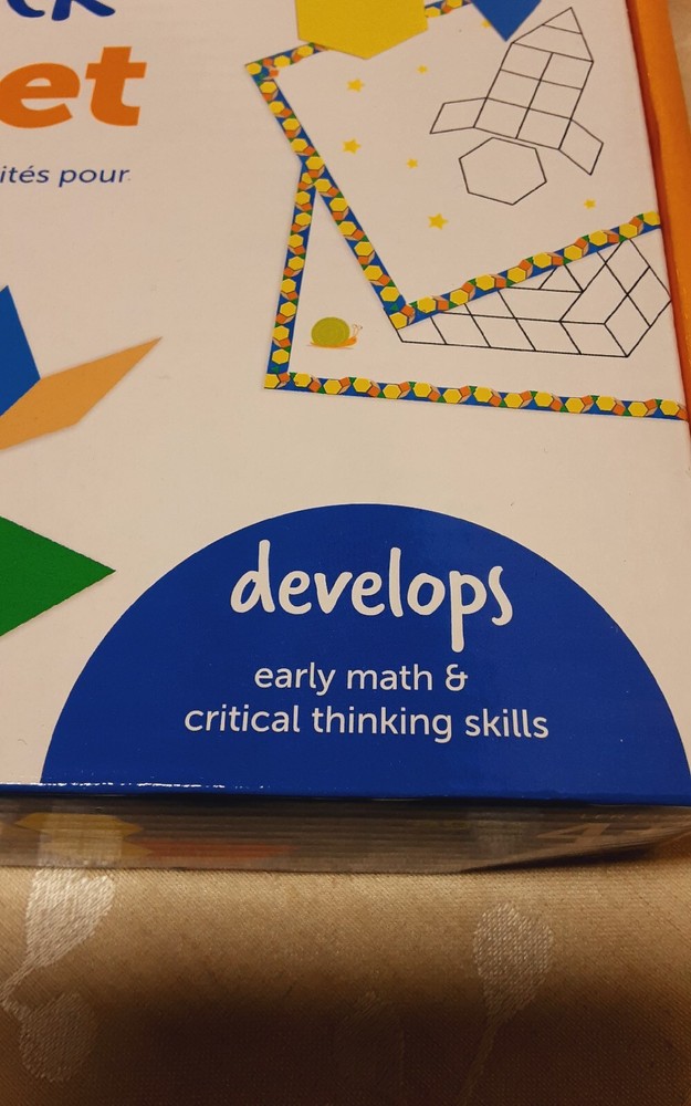 Learning Resources Pattern Block Shape Preschool Autism Activity Set Plastic