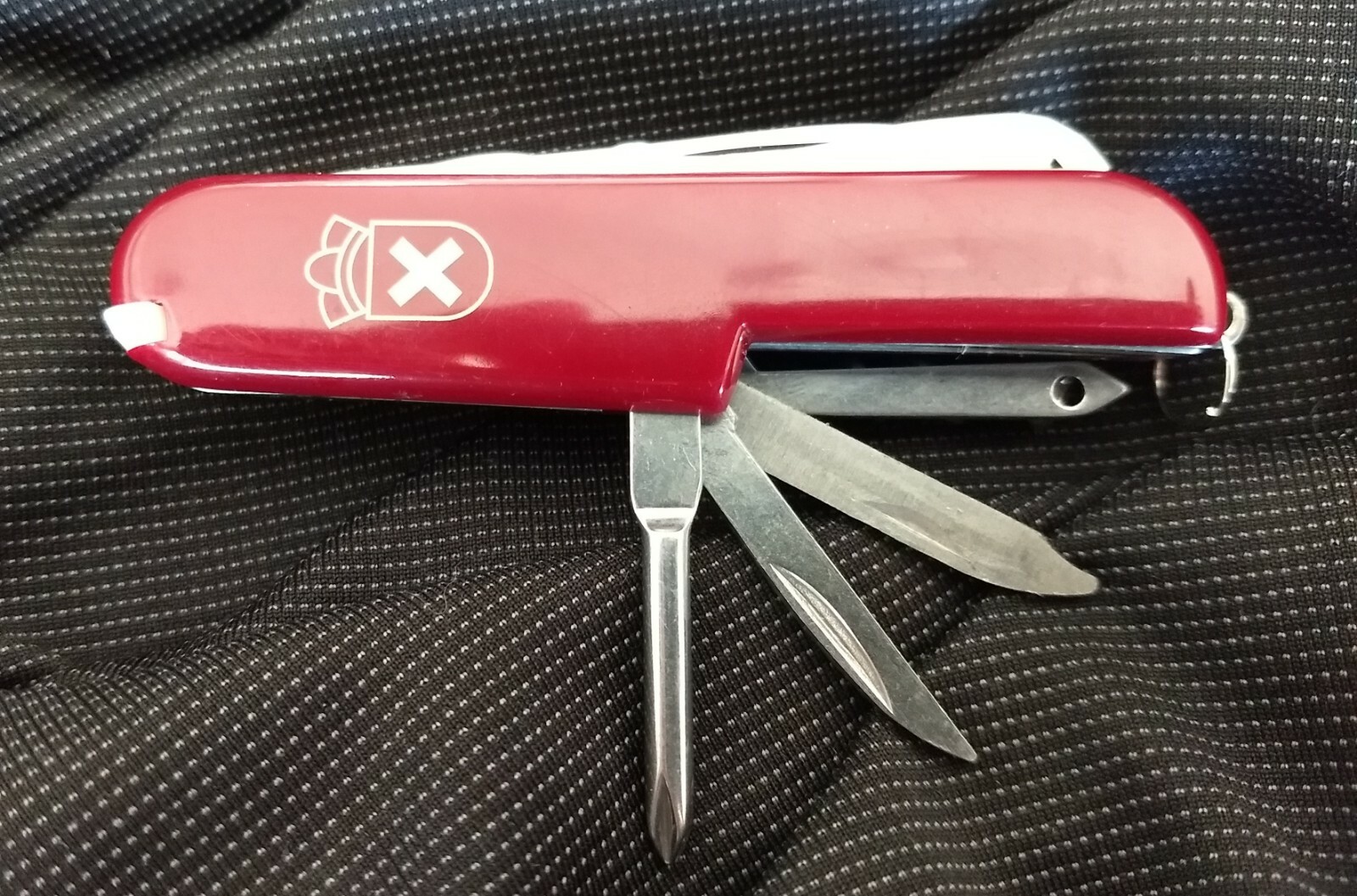 Rite-Edge Red Swiss Scout Camping Pocket Knife Multi Tool-Same Day Shipping!