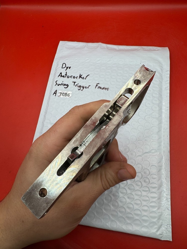 Dye Autococker Swing Trigger Frame Silver