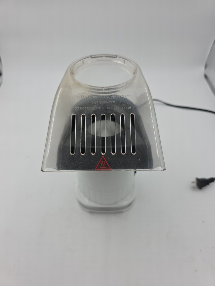 Hot Air Popcorn MakerWhite Black