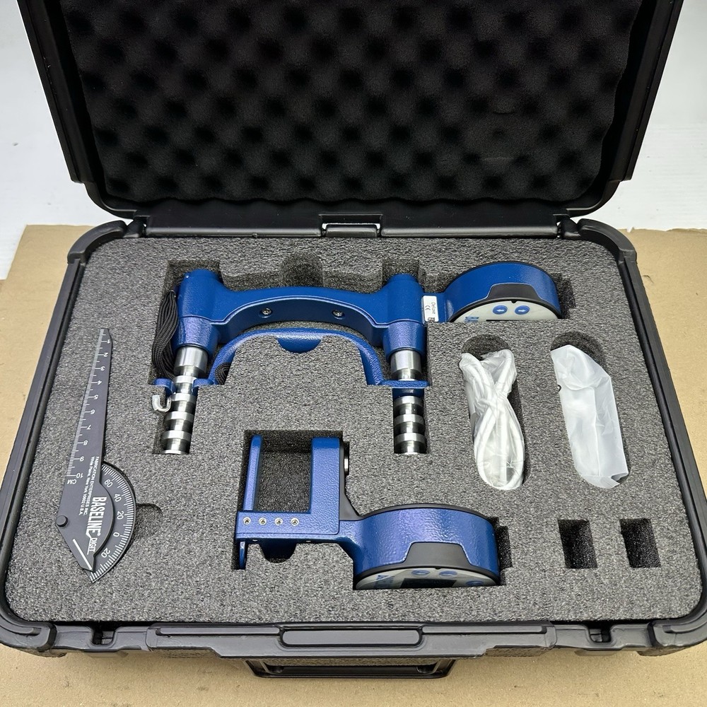 Baseline BIMS Digital Hand Dynamometer Grip Strength Testing Pinch Gauge 3pc Set