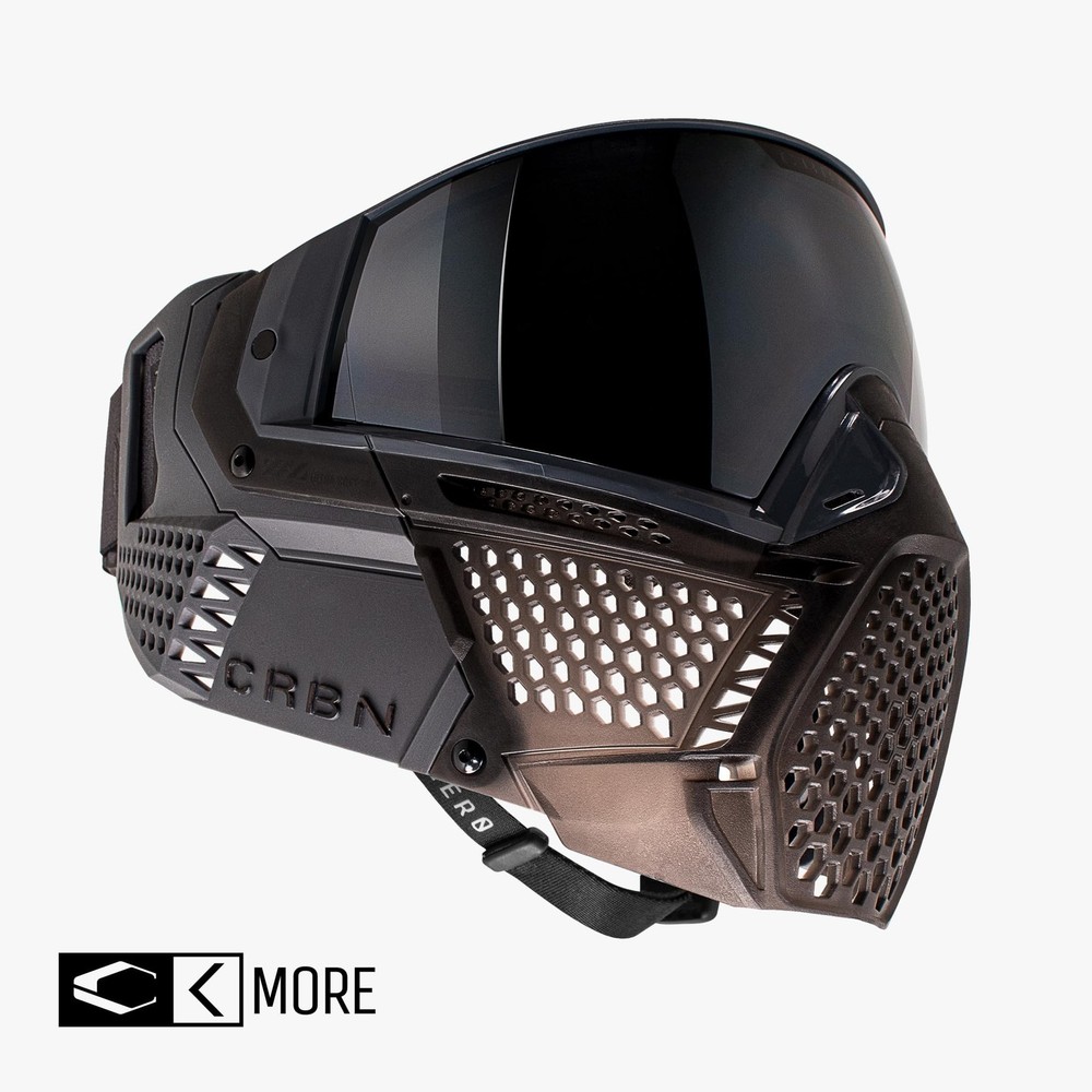 CRBN Paintball Zero Pro Goggle - Includes: Two Lens + Visor + Case - Carbon P...