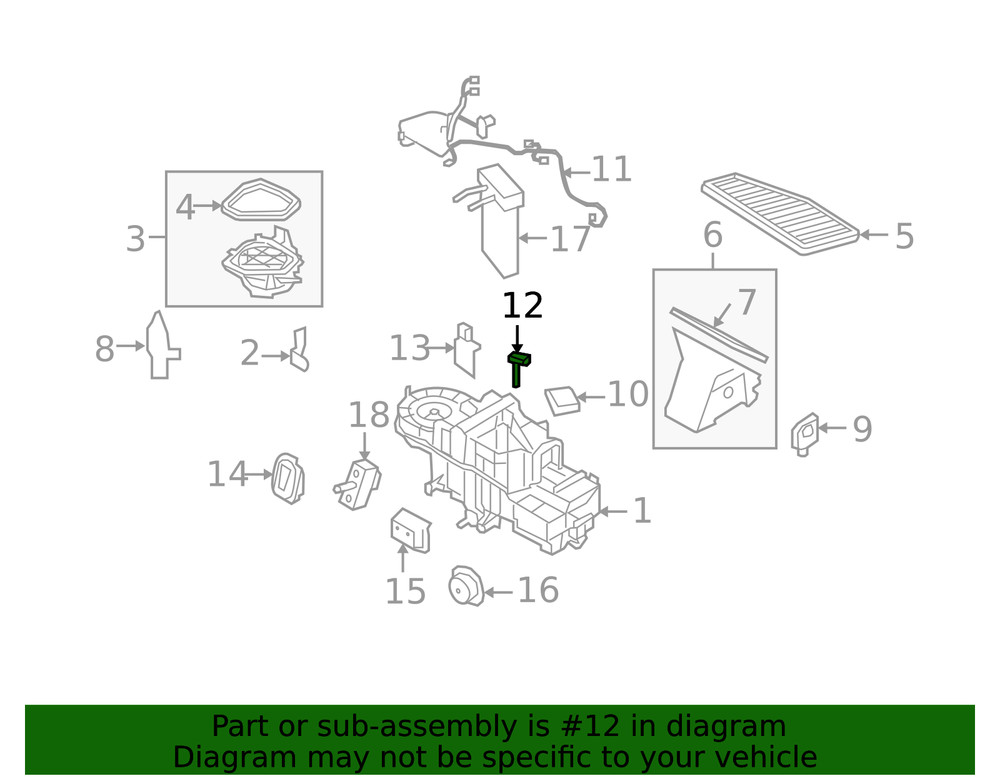 Genuine Ford Sensor XW4Z-19C734-BA