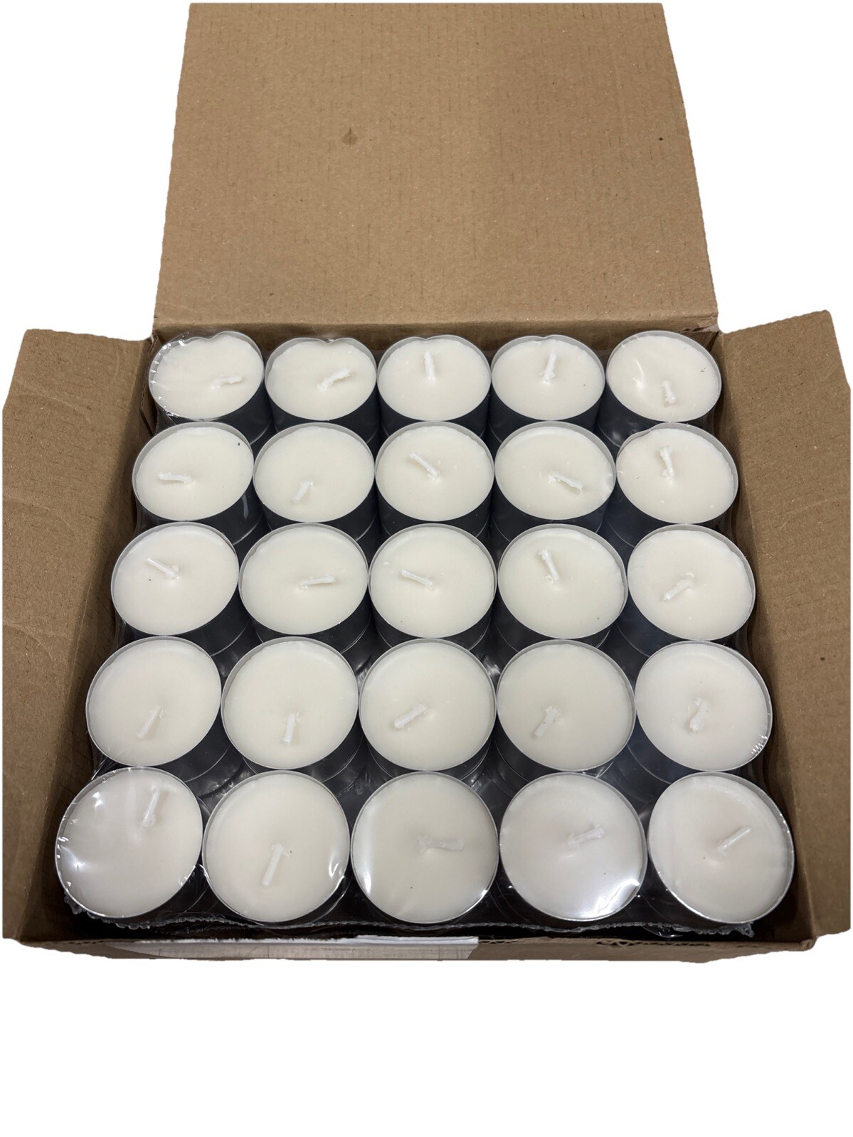 Stonebriar 6 Hour Long Burning Unscented Tea Light Candles, In White Pack Of 100