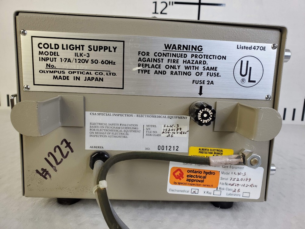 Olympus ILK-3 Cold Light Supply