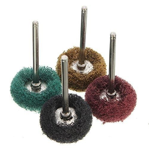 1" Diameter 40 Pack Aluminum Oxide Buffing Wheels for Rotary Tool Precision Work